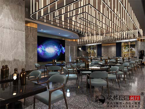 宁夏沙海路KTV餐厅设计方案鉴赏|享受美食，享受时尚生活