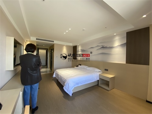 宁夏装修公司|宁夏维梵酒店改造装修现场量尺