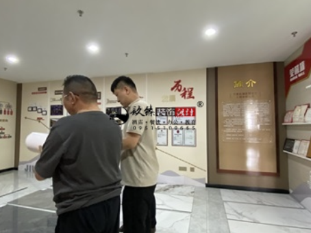 宁夏装修公司|宁夏晨宴售楼部中心设计装修项目现场选择样品