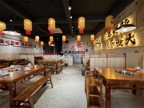 宁夏火锅店装修设计项目|镹臻设计