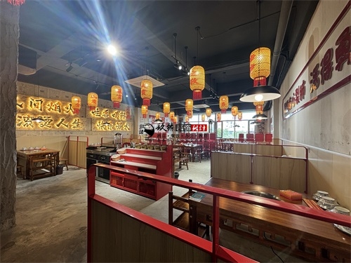 宁夏火锅店装修设计项目|镹臻设计