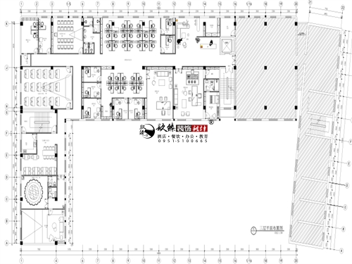 宁夏办公室装修设计项目|镹臻设计